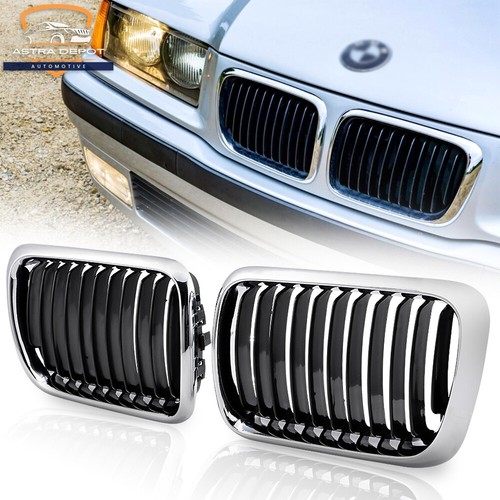 Chrome frame black - black, front